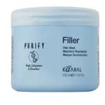 Маска для придания плотности волосам с кератином и гиалуроновой кислотой Kaaral Purify Filler, 500 мл